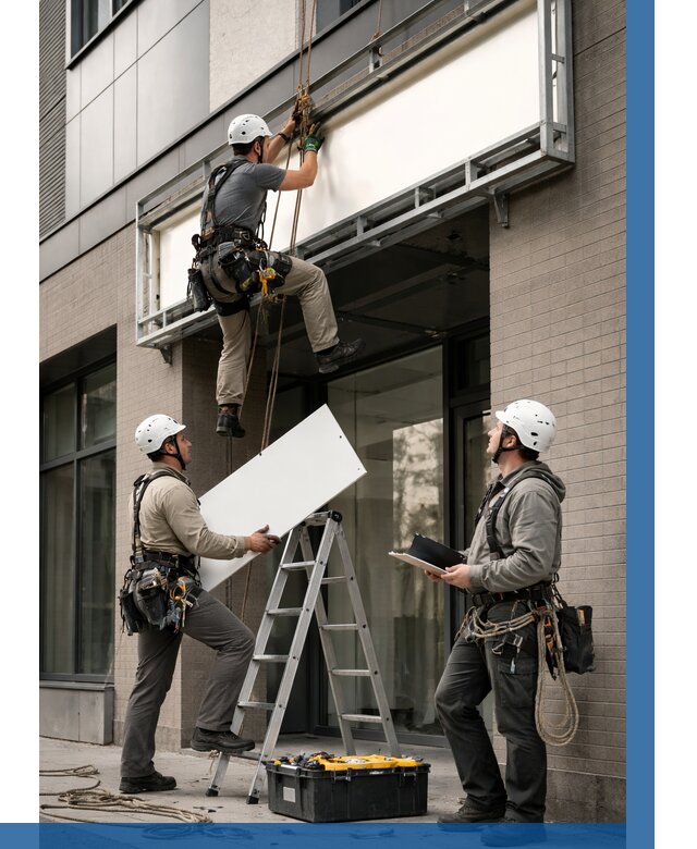 Монтаж светового короба в Светлограде от 6603 р. | ВЫСОТНИК-Свт