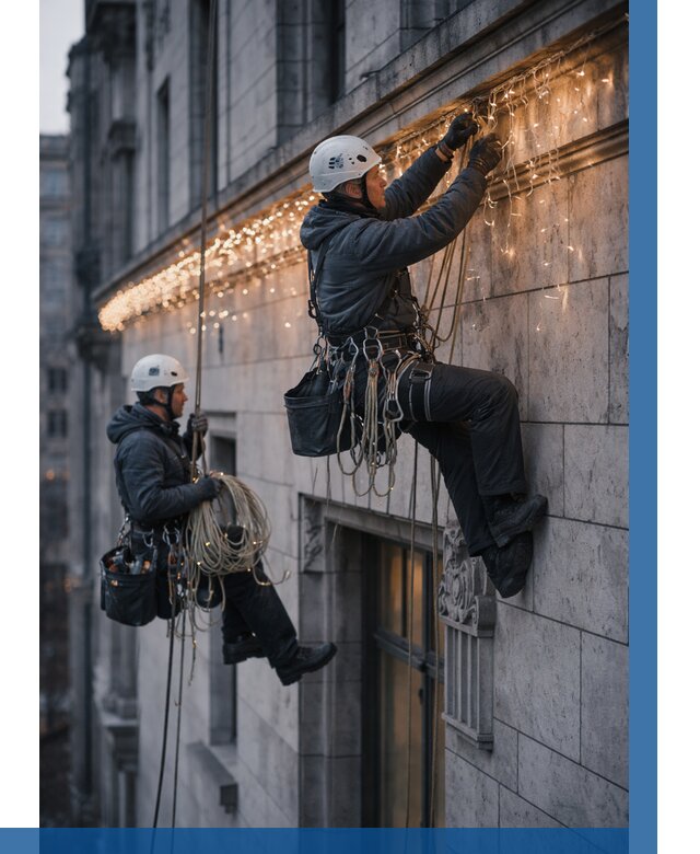 Монтаж новогодней иллюминации в Светлограде от 8634 р. | ВЫСОТНИК-Свт