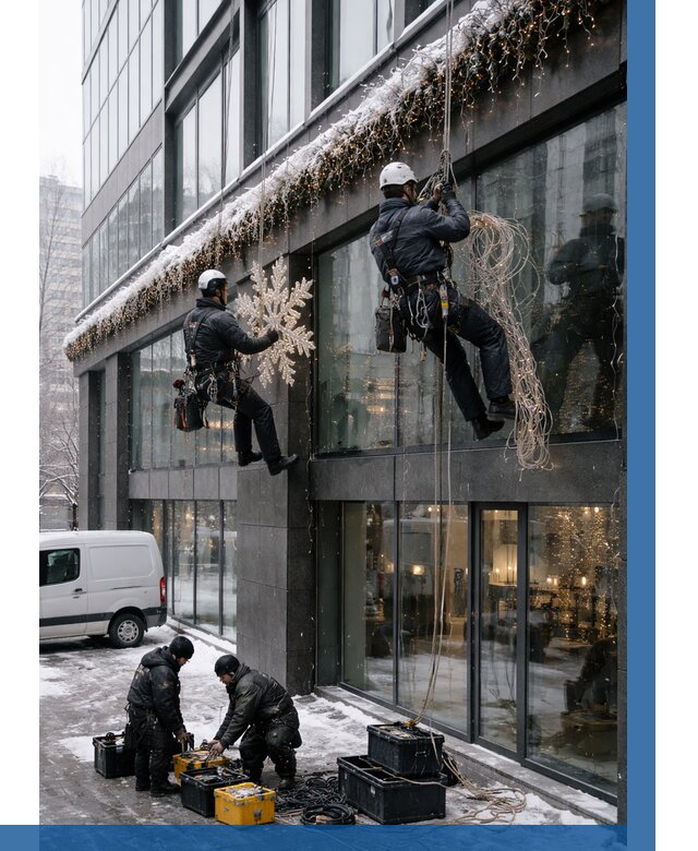 Демонтаж новогоднего оформления в Светлограде от 5587 р. | ВЫСОТНИК-Свт