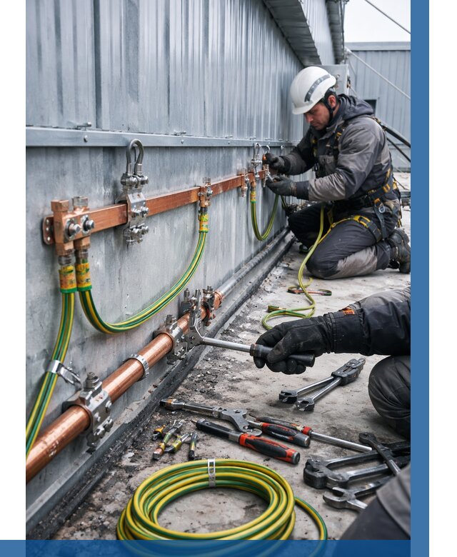 Монтаж заземления здания в Светлограде от 25395 р. | ВЫСОТНИК-Свт