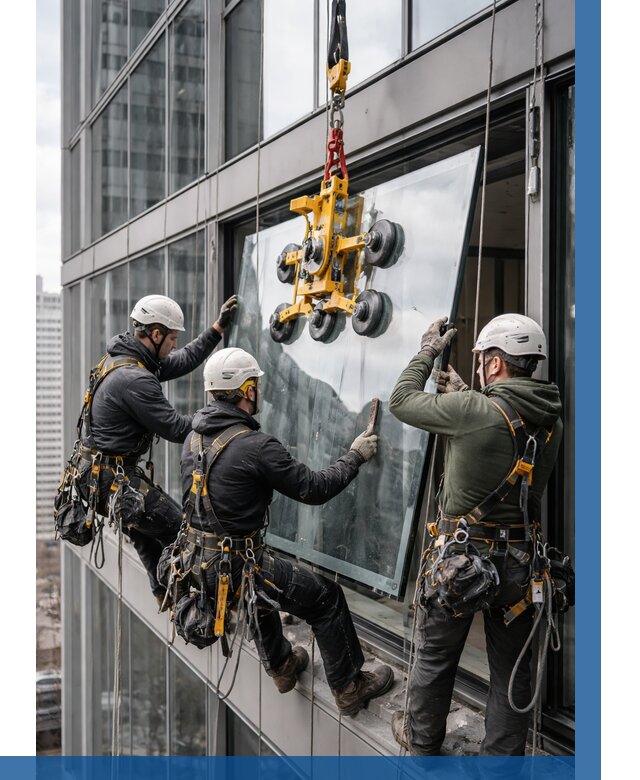 Фасадное остекление зданий под ключ в Светлограде от 10158 р. | ВЫСОТНИК-Свт