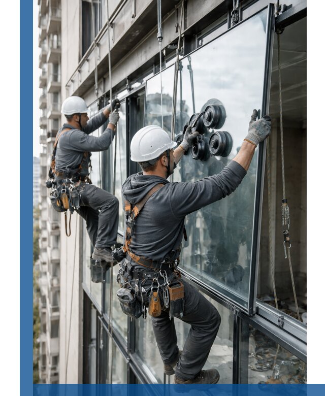 Витражное остекление фасадов и лоджий в Светлограде под ключ