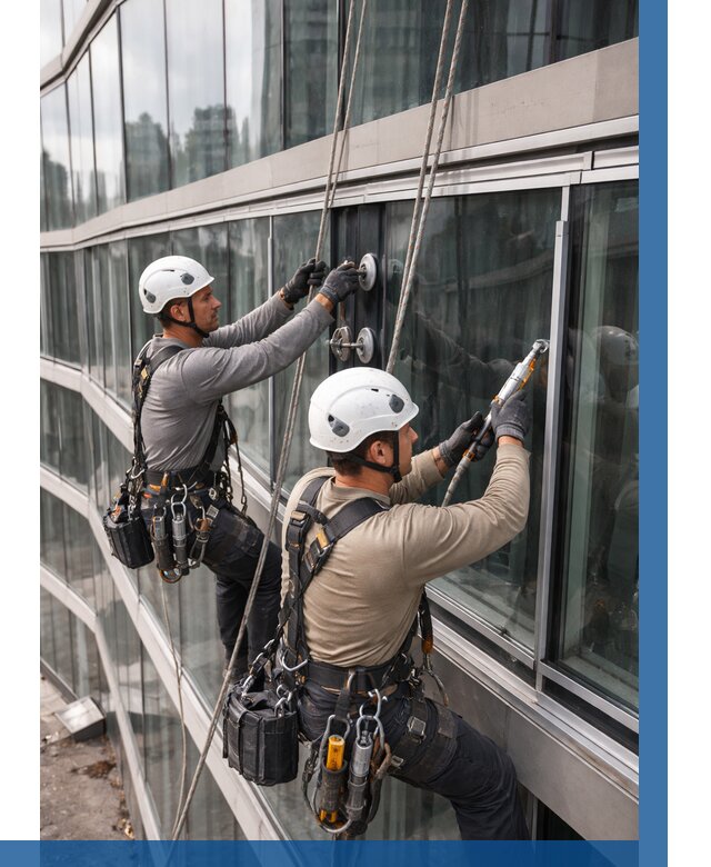 Радиусное остекление фасада в Светлограде от 12190 р. | ВЫСОТНИК-Свт