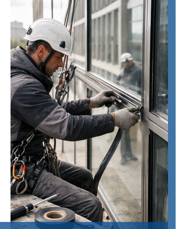 Ремонт витражных конструкций в Светлограде от 3555 р. | ВЫСОТНИК-Свт