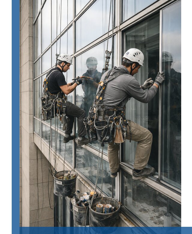 Ремонт витражных конструкций и фасадного остекления в Светлограде