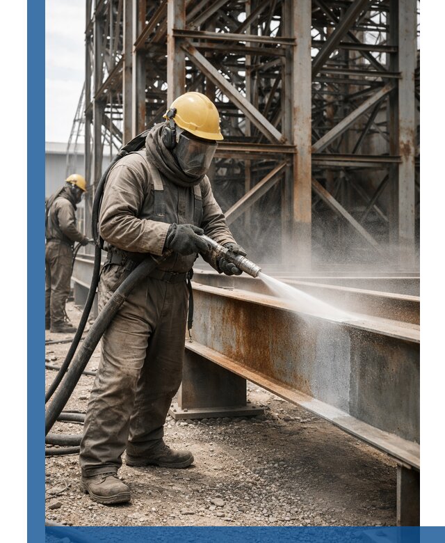 Пескоструйная очистка металлоконструкций в Светлограде промышленная