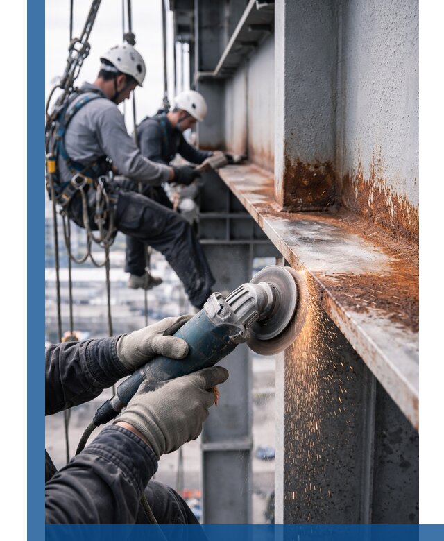 Зачистка металла от ржавчины и подготовка поверхностей в Светлограде