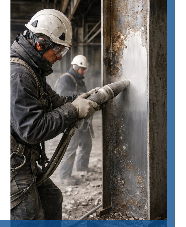 Удаление старой краски с металла в Светлограде от 457 р. | ВЫСОТНИК-Свт