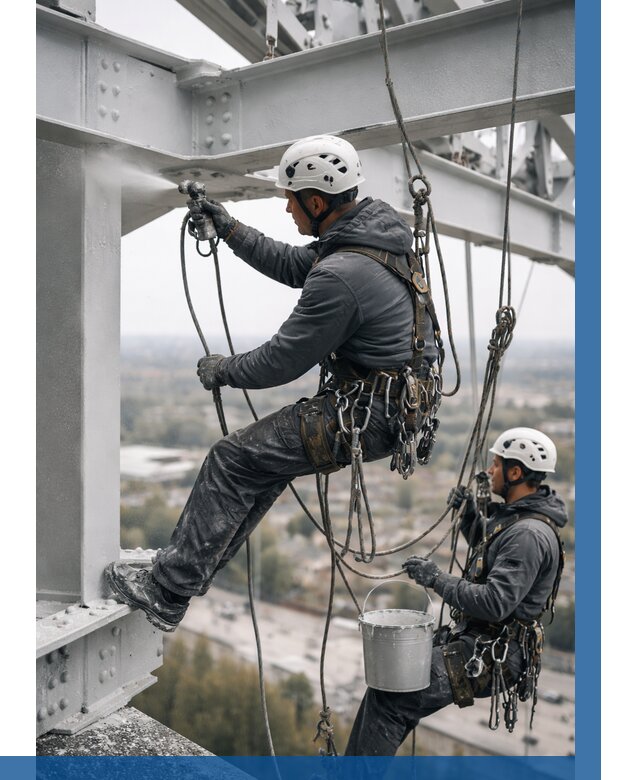 Покраска металлоконструкций на высоте в Светлограде 356 р |ВЫСОТНИК-Свт