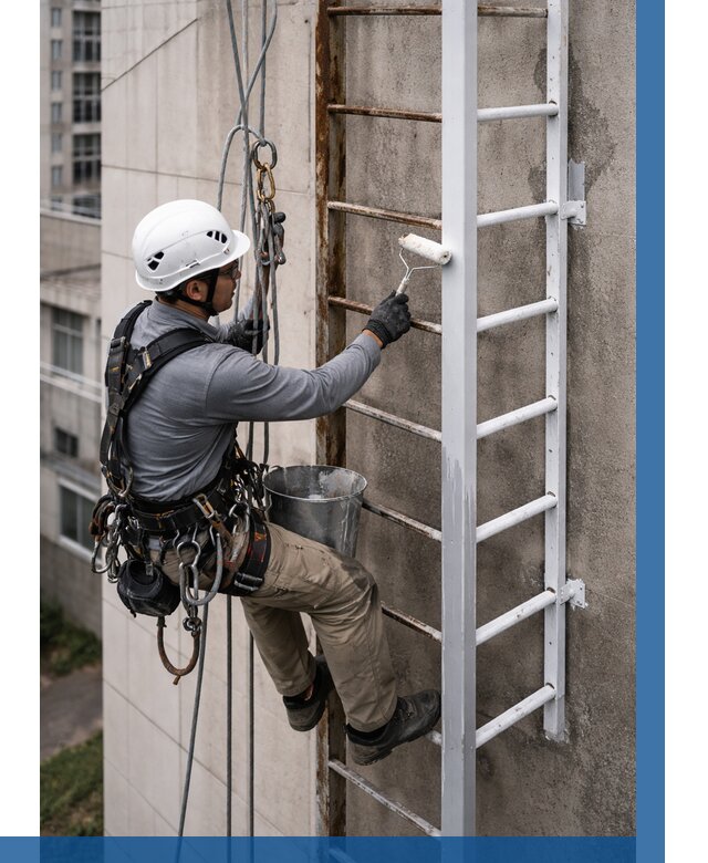 Покраска пожарных лестниц в Светлограде от 4571 р. | ВЫСОТНИК-Свт