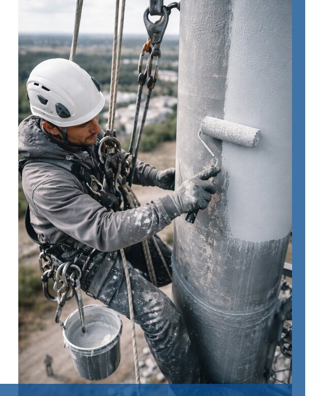 Покраска мачт связи под ключ в Светлограде от 863 р. | ВЫСОТНИК-Свт