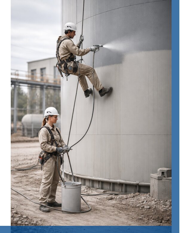 Покраска резервуаров в Светлограде от 1219 р. | ВЫСОТНИК-Свт — заказать