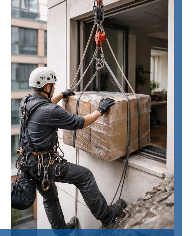 Подъем груза через окно в Светлограде от 4571 р. | ВЫСОТНИК-Свт