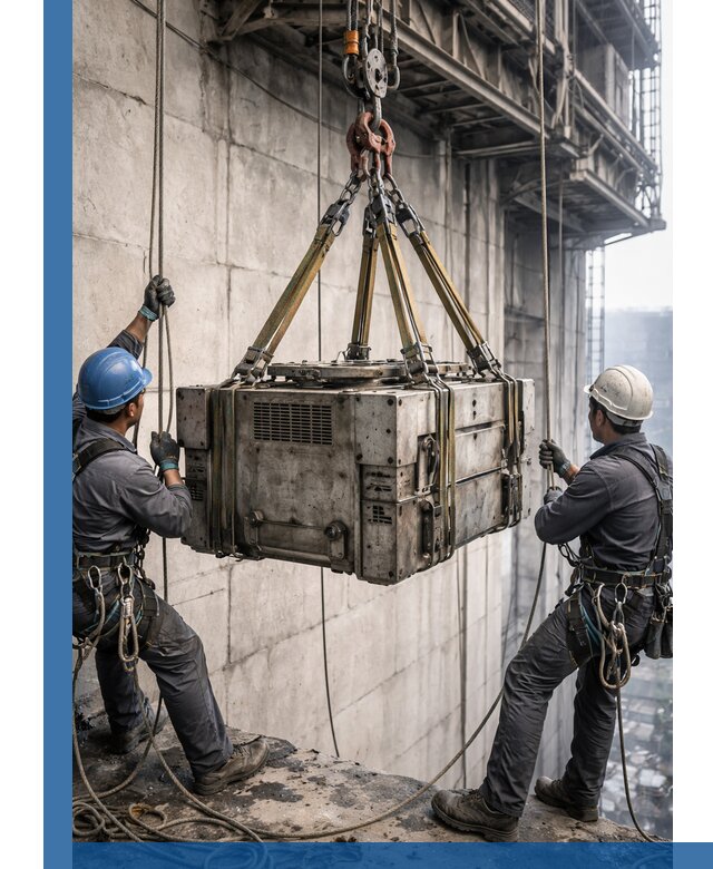 Такелажные работы на высоте, подъем и монтаж грузов в Светлограде