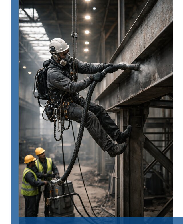 Обеспыливание конструкций в цехах промышленного производства в Светлограде