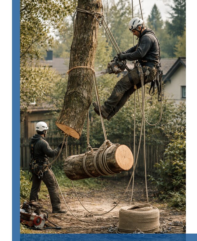 Валка деревьев частями в Светлограде, безопасно и аккуратно