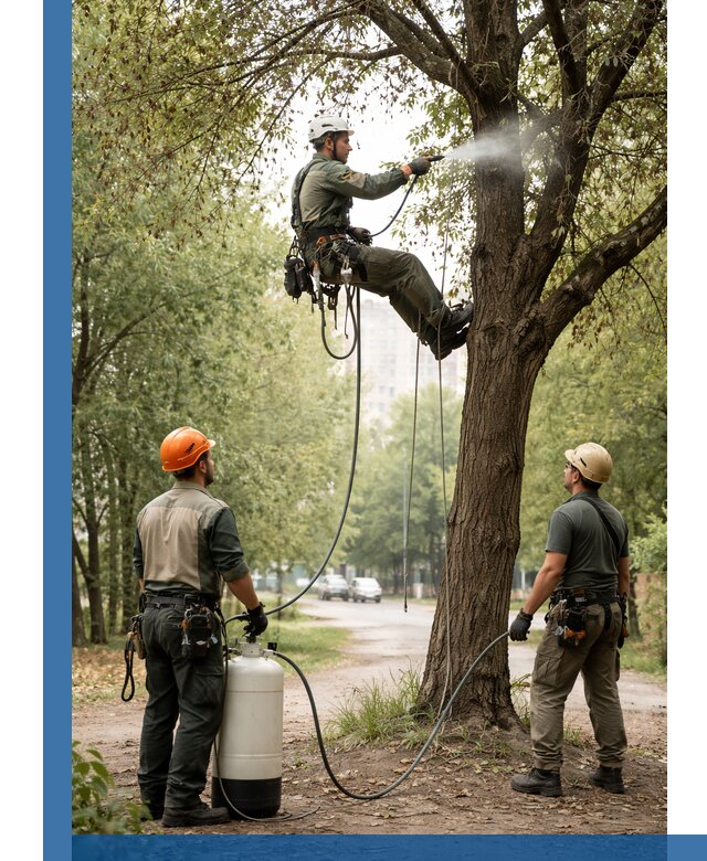 Обработка деревьев от вредителей в Светлограде профессиональная защита