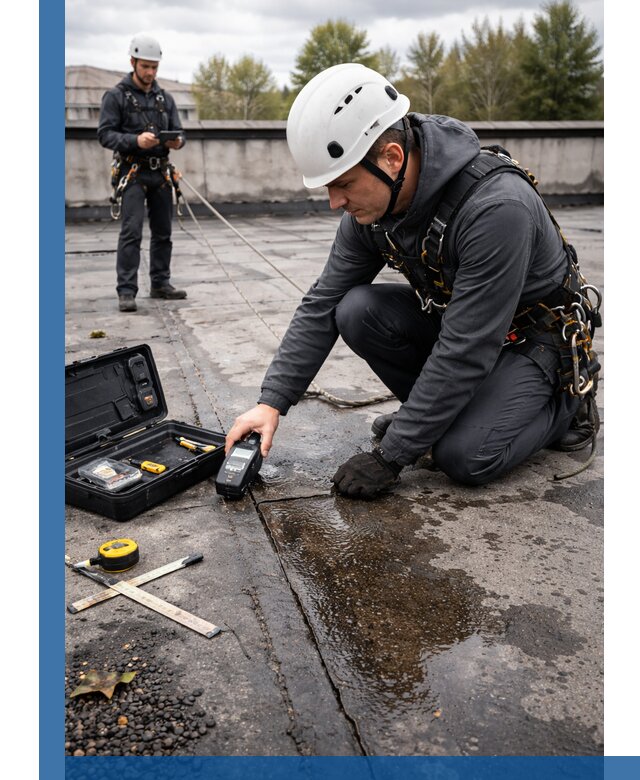 Обследование кровли на протечки и выявление дефектов в Светлограде