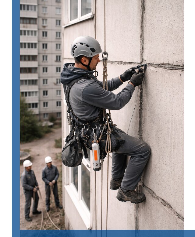 Обследование межпанельных швов и герметизация в Светлограде