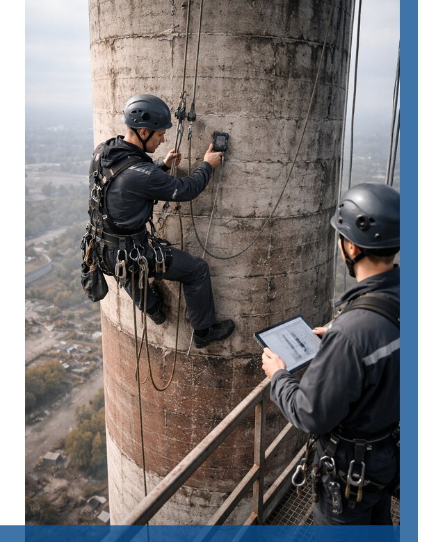 Обследование дымовой трубы в Светлограде от 8126 р. | ВЫСОТНИК-Свт
