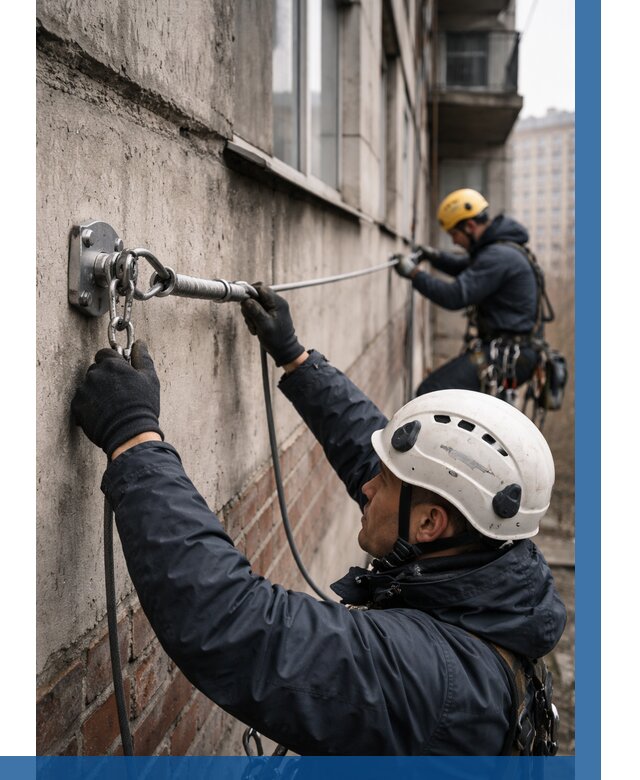 Монтаж анкерных линий в Светлограде от 3047 р. | ВЫСОТНИК-Свт