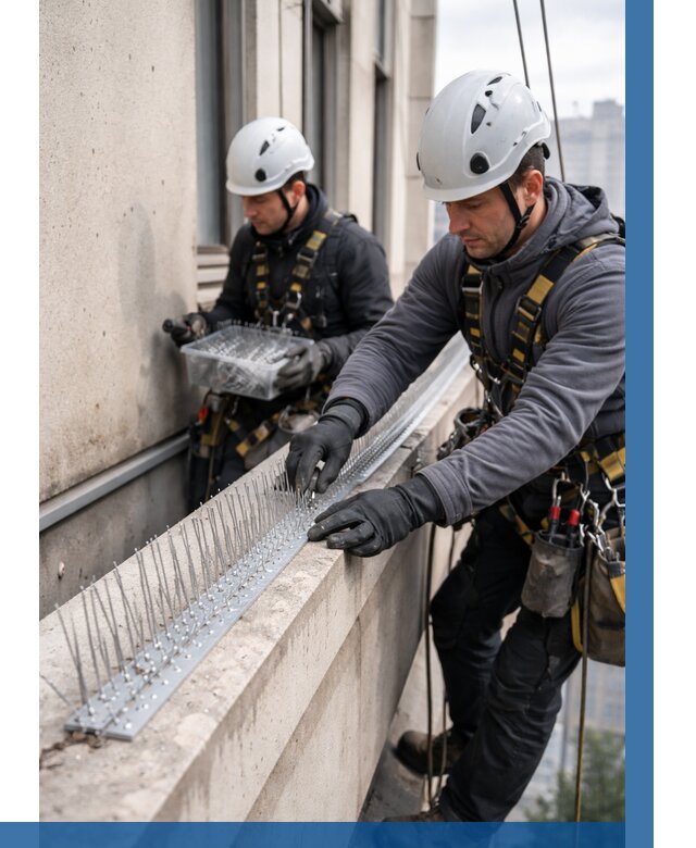 Установка шипов от птиц в Светлограде от 863 р. | ВЫСОТНИК-Свт